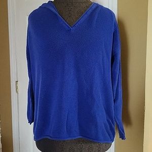 Blue hoodie cover up